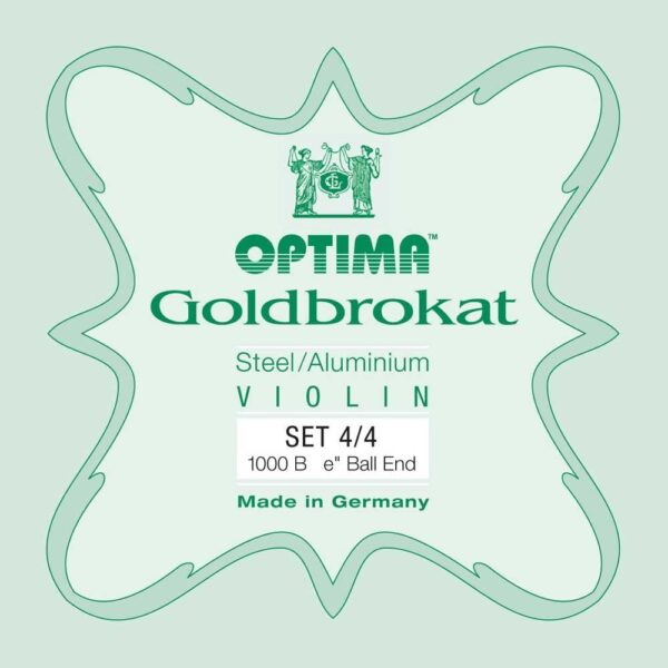 Optima 1000B Goldbrokat 4/4 Violin Set (E-ball) medium
