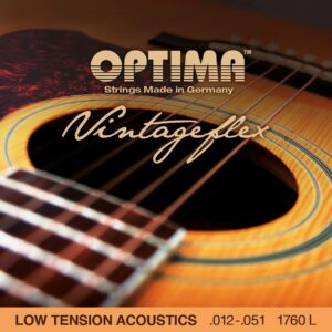 Optima Vintageflex 1760 L - Strings For Acoustic Guitar - 012/051